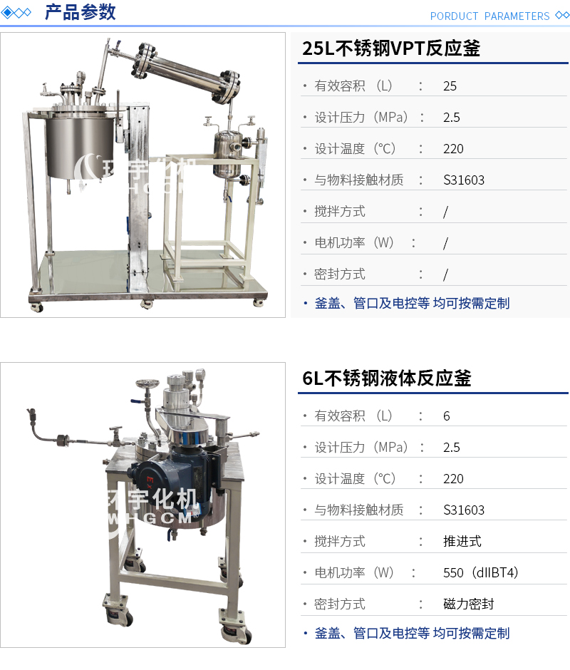 VPT反應釜系統集成