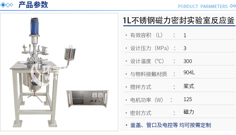 1L油浴電加熱實驗室反應釜